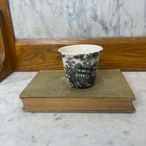 Royal Staffordshire by Clarice Cliff "Tonquin" Black Transferware Cup